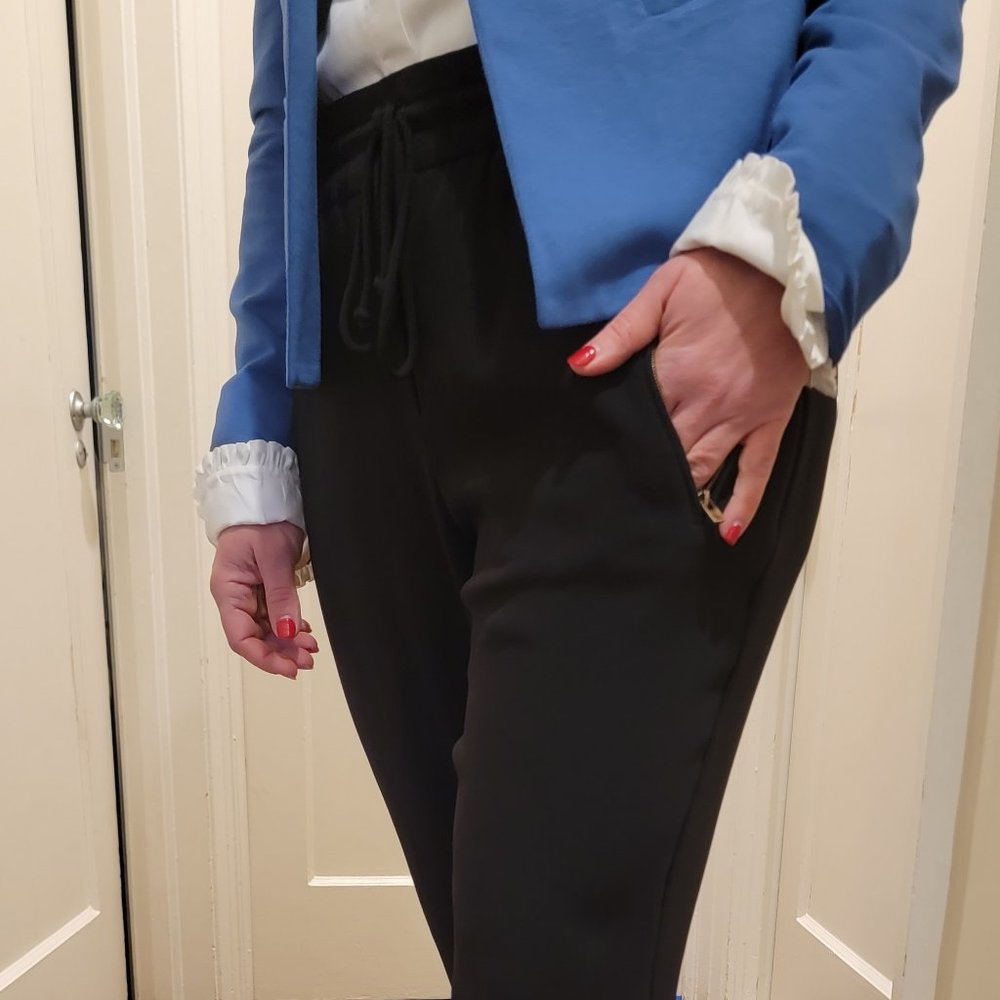 Stella McCartney Black Drawstring Trousers
